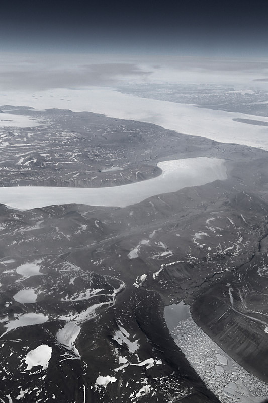Terminal Moraine with Cirques, Greenland - Out the Window