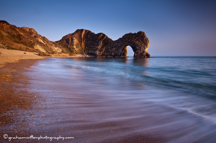 Dorset Landscape Photography : Sunset inside the Door