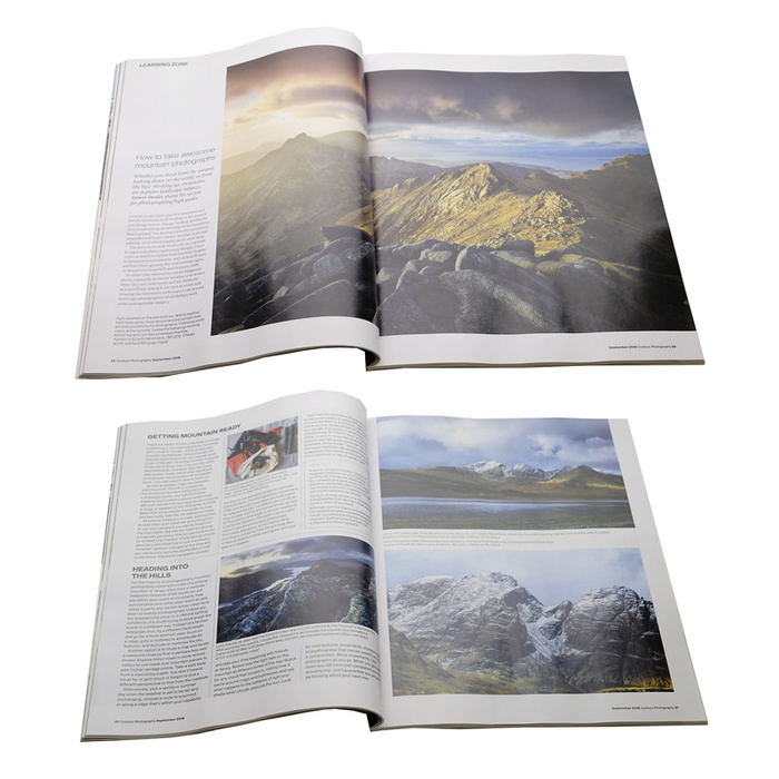 outdoor photographer making a photo book outdoor photographer making a photo book