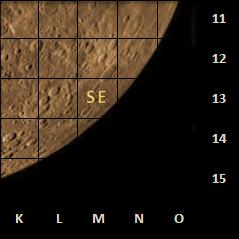 Moon Map South East