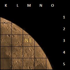 Moon Map North East