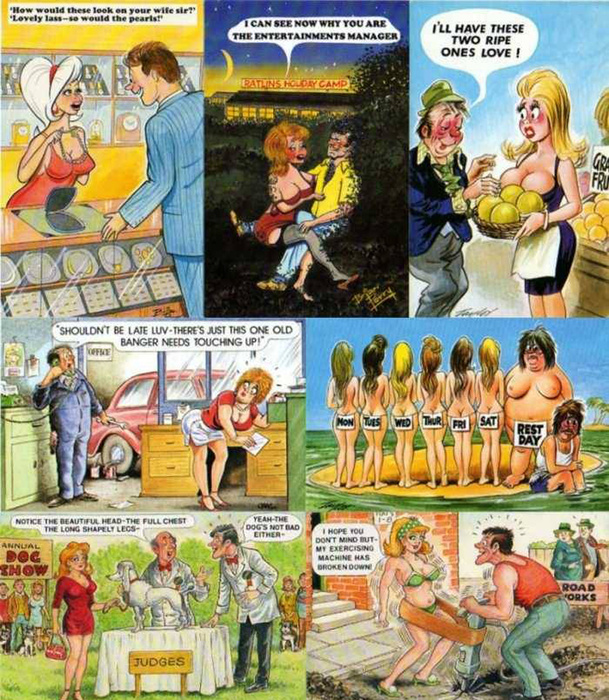 Comic Postcard